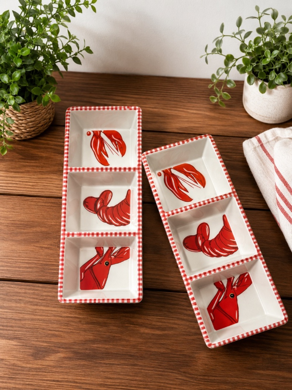 Crawfish design dish